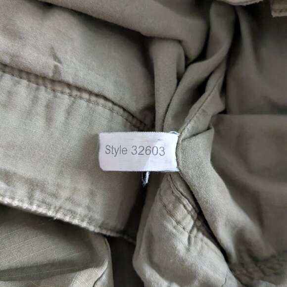 J. Crew Jacket Women's Small Green 720 Hooded Utility Cotton Military Style Coat - Picture 14 of 16